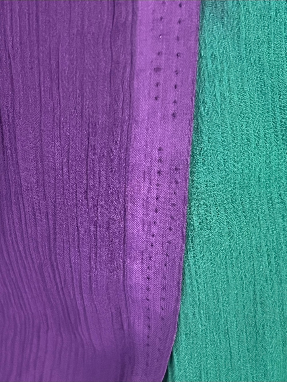 Brand new Purple and green 2 tone scarf dupatta